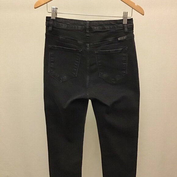 KanCan 7 (27) East Hartford High Rise Skinny Women’s Black Jeans Button Fly - Picture 8 of 12